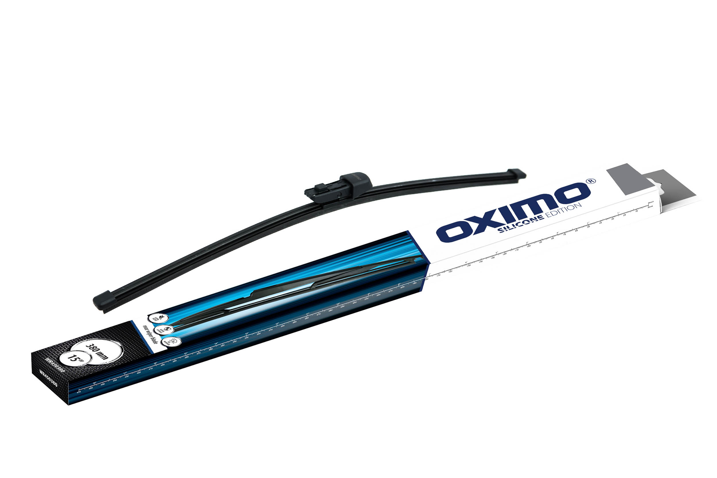 OXIMO WR450380 Hátsó silicon ablaktörlő lapát 380 mm